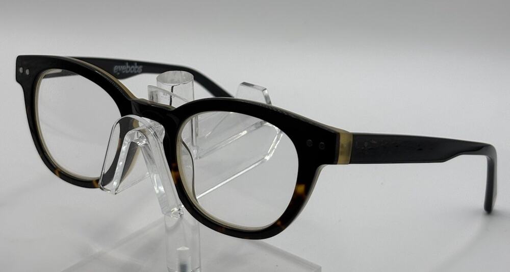 eyebobs Waylaid 2231-05 Black Tortoise Round Eyeglass Frames 46-22